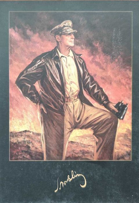 Pocztówka Stefan Norblin Generał Douglas MacArthur