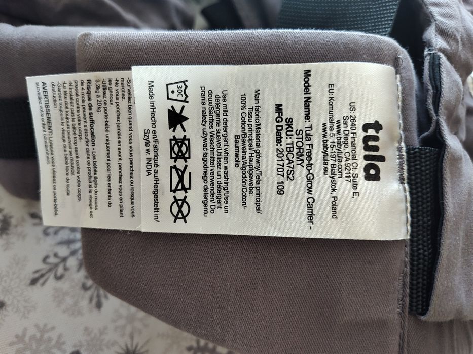 Nosidło Tula free to grow