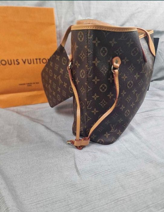Torebka duża Louis Vuitton Neverfull monogram premium