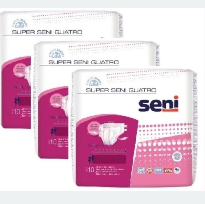 Pieluchomajtki seni Quatro L.  30 sztuk.