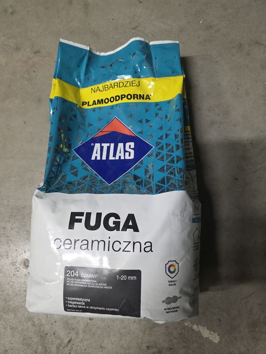 Fuga ceramiczna Atlas Czarna 204 5kg