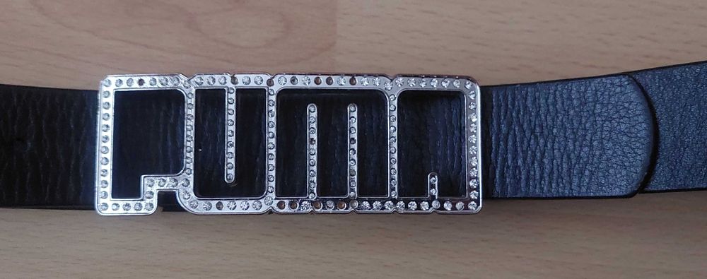 Ремень PUMA, кожа, размер M (110 х 3,6 см), б/у, Германия