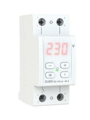 Реле напруги ZUBR D2-40 red
