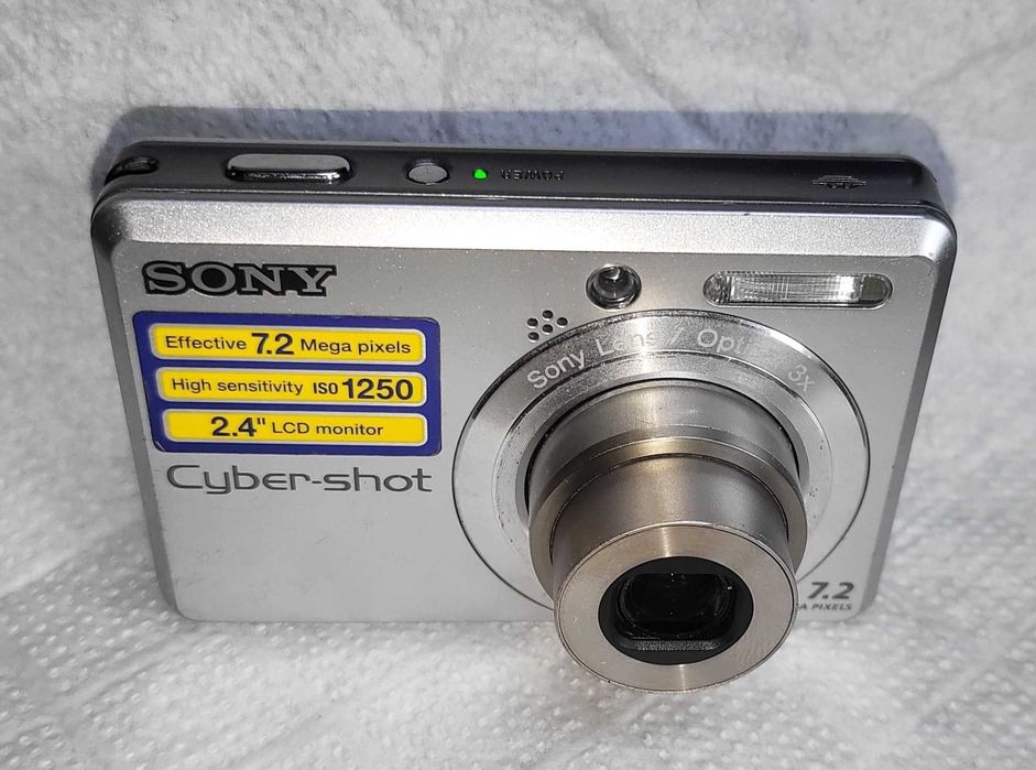 Фотоаппарат Sony DSC-S730,обзор ютуб sharp,статуэтк