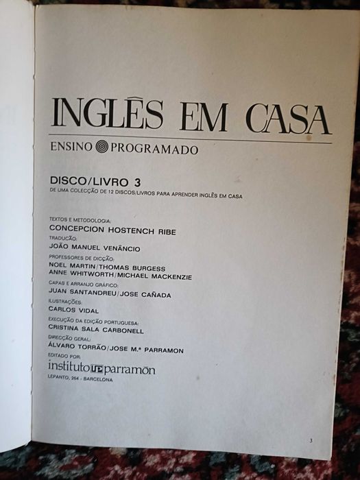 Inglês em Casa, Disco/Livro 3