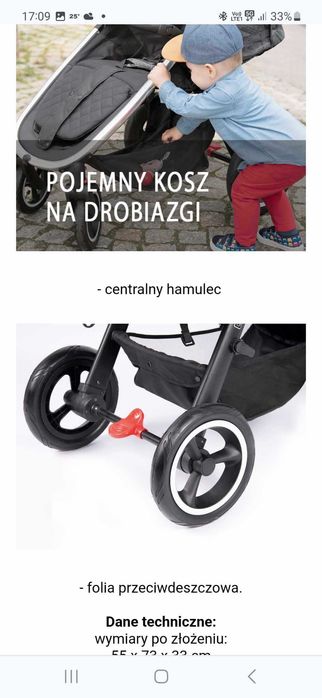 Wózek spacerowy coletto joggy