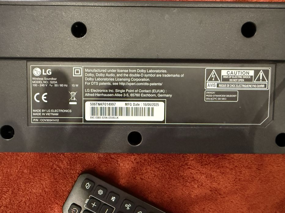 Coluna LG S20A Soundbar