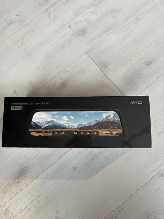 Відеореєстратор-дзеркало 70mai Rearview Dash Cam S500