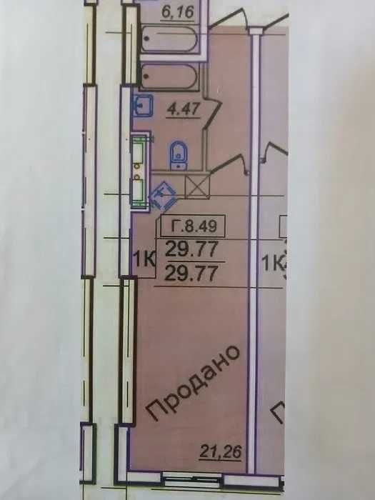 ЖК Родос в Аркадіі на Генуезькій/ пл.10 Квітня 1 кім. студія - View 2