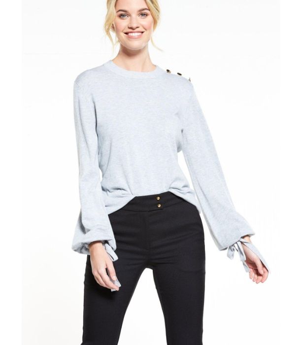 V BY VERY Szary sweterek rozm. XL