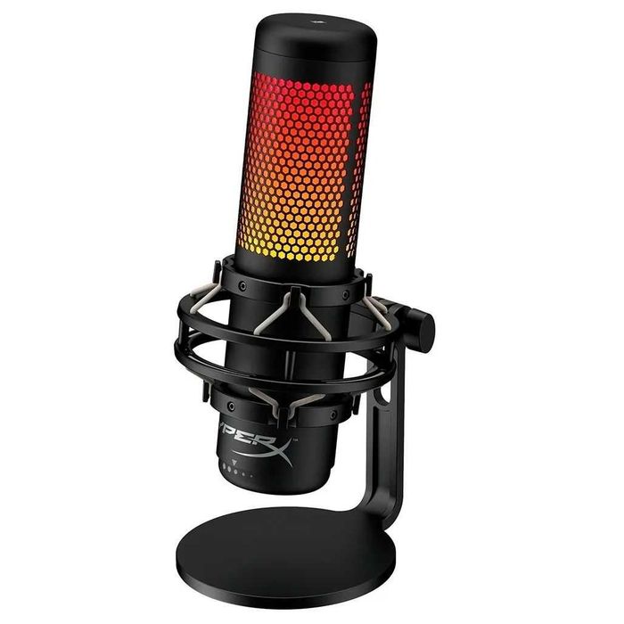 HyperX QuadCast S Black USB мікрофон з RGB підсвічуванням