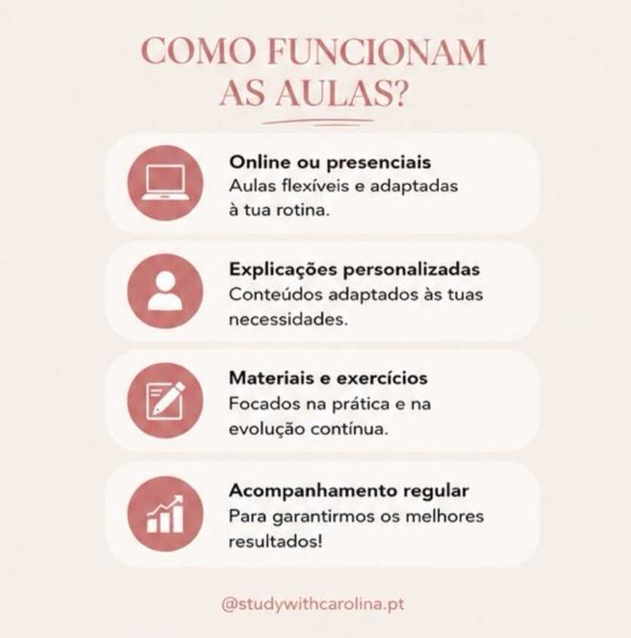 Explicações Português e Inglês (1º ao 12º ano)