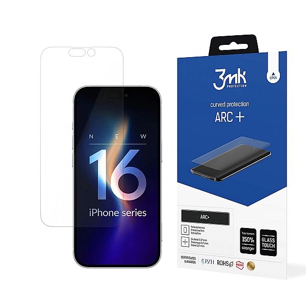 Folia ochronna 3mk ARC+ na iPhone 16