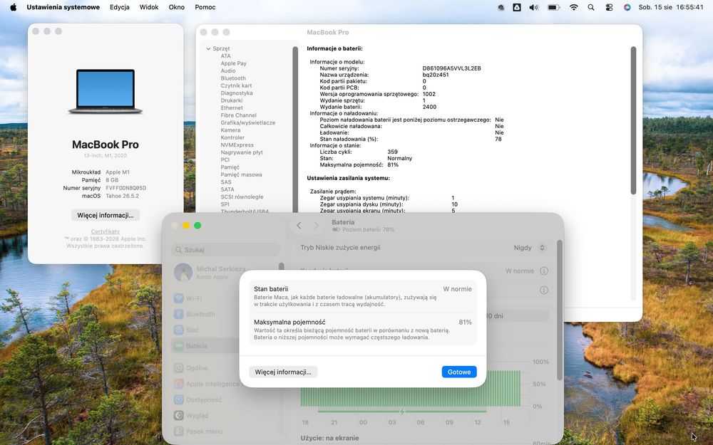 MacBook Pro 13” Touch Bar M1 8/256gb Space Gray
