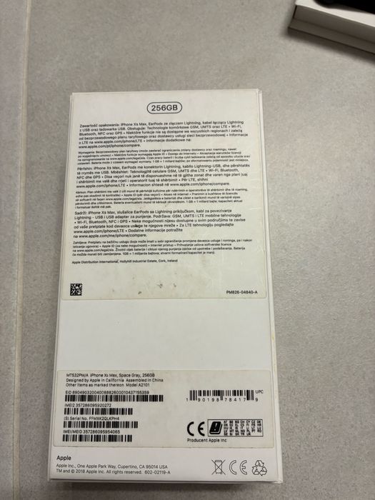 IPhone XS Max 256GB stan bardzo dobry