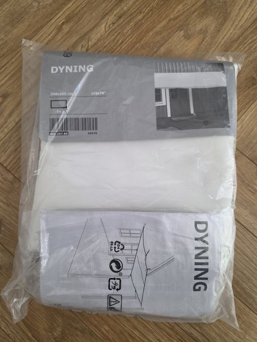 IKEA DYNING Baldachim biały 300x200 cm