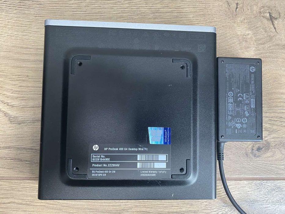HP Prodesk 400 G4 Mini PC i5-8500T 8gb ram ssd 256gb