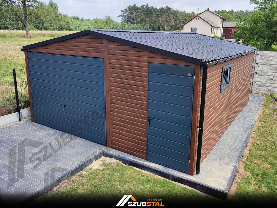 Garaż blaszany 6x5 6x6 9x5 9x6 12x6 PRODUCENT seria Premium Line