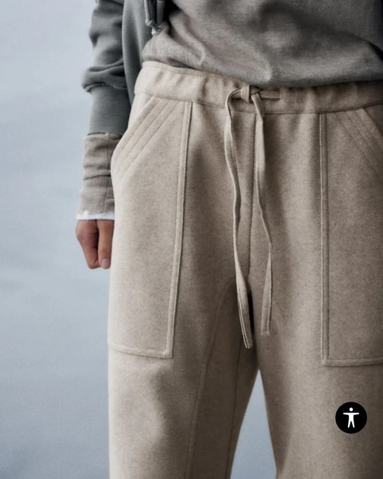 модні брюки із фетра zara  m  хл