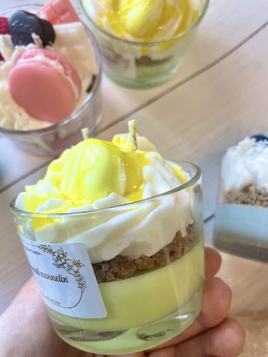 Свічка ручної роботи подарунок аромасвічка декор