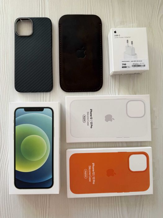 В ідеальному стані APPLE iPhone 12 64Gb Green Зелений + ПОДАРУНОКИ