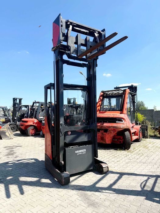 wózek elektryczny retrak LINDE R14X-03 2012r podnoszenie 7.10m 2890mtg