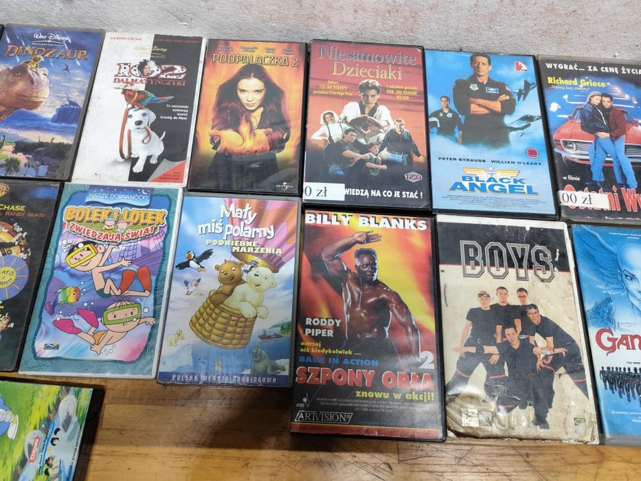 Kasety VHS pakiet