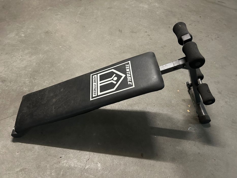 Banco de abdominais marca decathlon