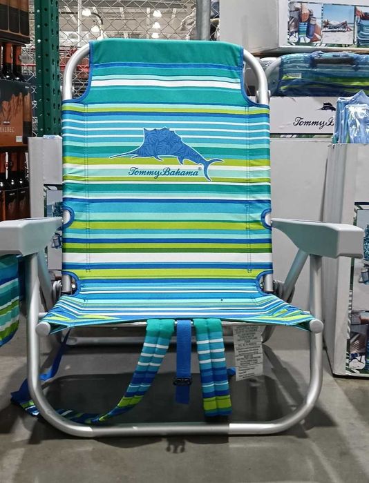 Cadeira de praia, camping e pesca Tommy Bahama nova e precintada
