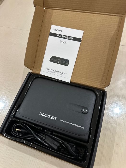 DOCREATE DC1036L - ДБЖ (UPS) для роутера, міні-ПК, IP-камер, та інш.