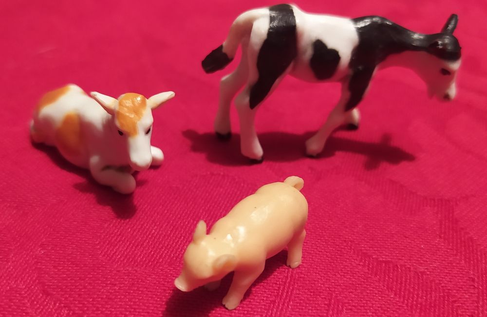 Conjunto Animais Variados. 4 a 6 cm. Como novos