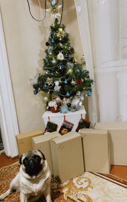 Штучна ялинка, ялинка з іграшками 75 см