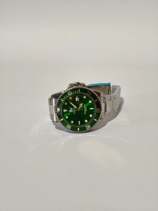 Relógio Masculino OLEVS – Novo (Aço Inoxidável / Verde)
