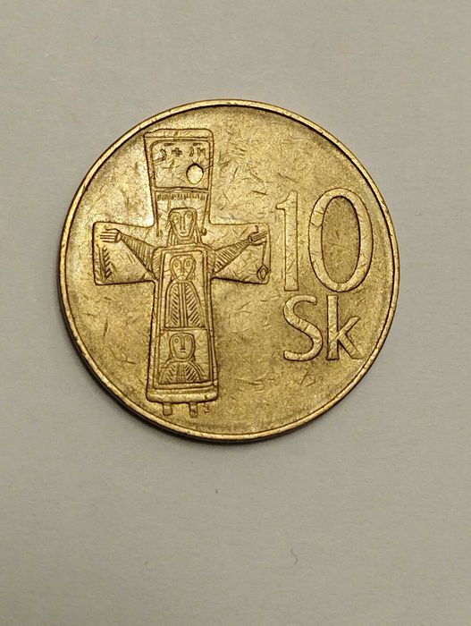 Sprzedam monetę Słowacja 10 koron 1993r. db.