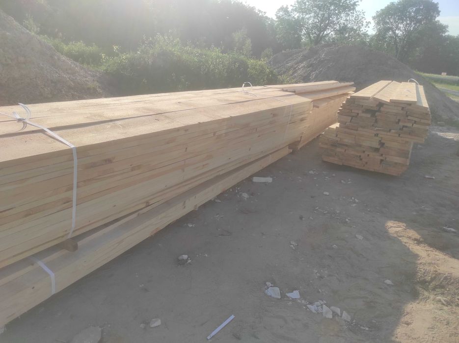 stemple (stęple), korowane, budowlane,  NOWE 2-6m