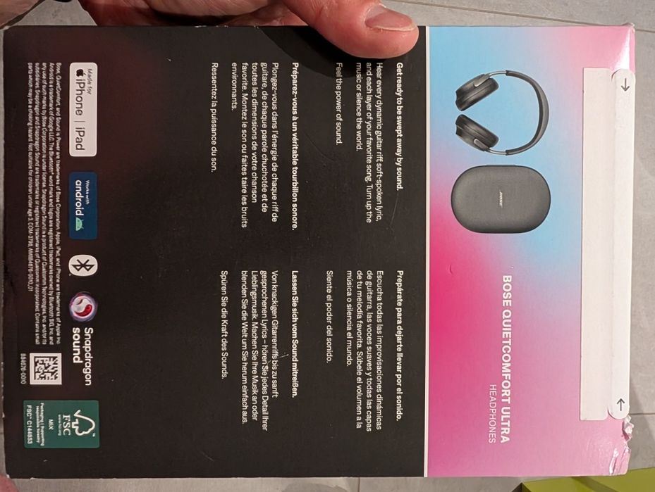 Auscultador BOSE QC Ultra - Novo com garantia
