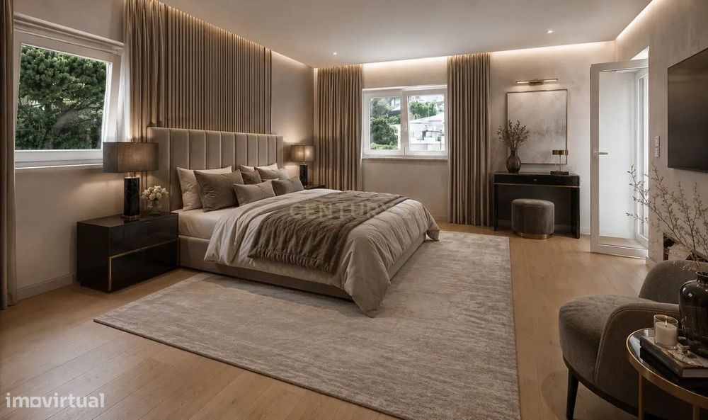 Apartamento T3 como novo centro de Cascais e com vista mar