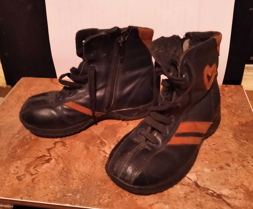 Детские кожаные ботиночки