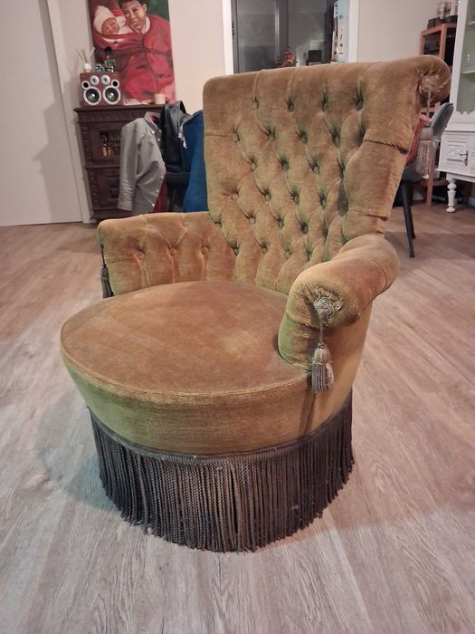 Poltrona Vintage Veludo