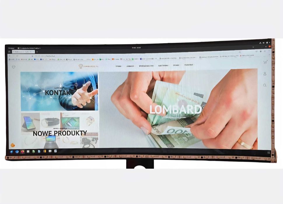 Monitor panoramiczny LED Dell P3418HW 34 " 2560 x 1080 px IPS / PLS