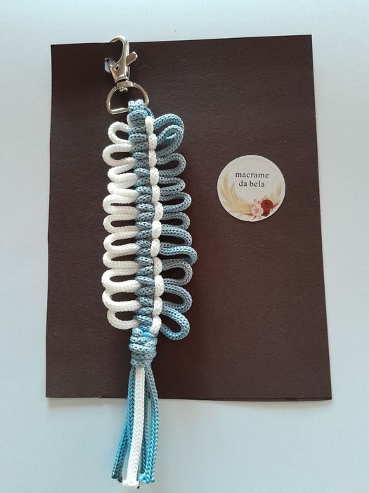 Porta chaves em macrame