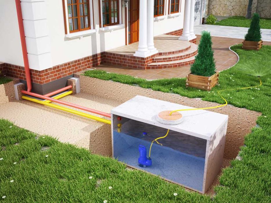 Zbiornik na deszczówkę , wody opadowe, 8 m3 Wrocław z montażem