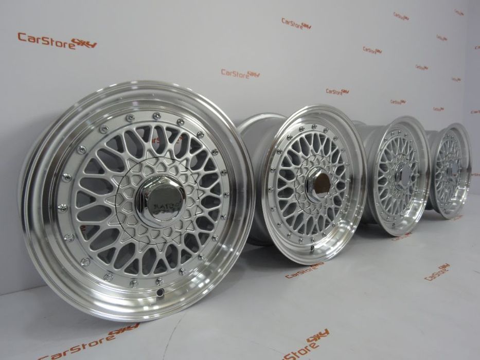 Jantes Look BBS RS 15 x 7 et30 4x100 + 4x114.3 Silver