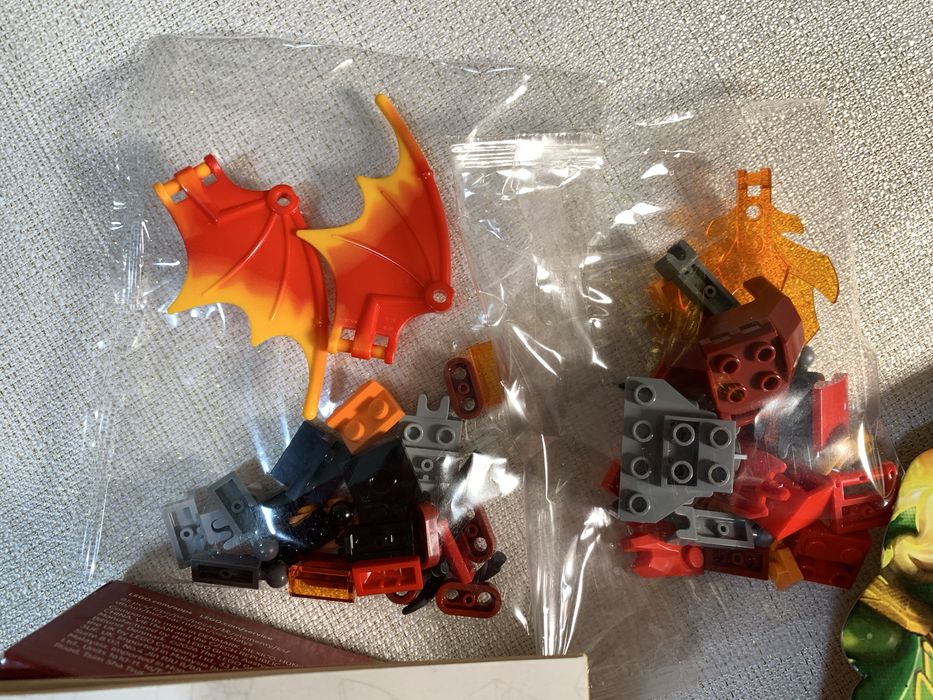 Lego 71850  71851 i  71849 Ninjago - spinnery i smok mech BEZ FIGUREK