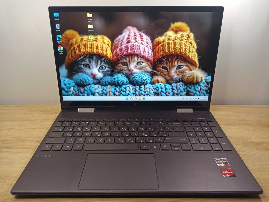 Металевий HP Envy x360 2в1 IPS/Ryzen 8 ядер/16gb/512gb краща ціна