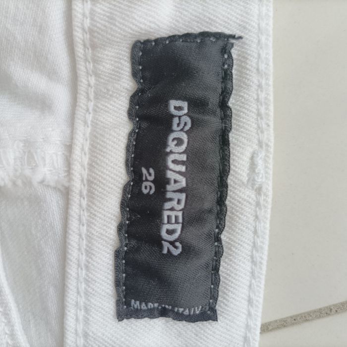 Spodnie białe Dsquared2 S