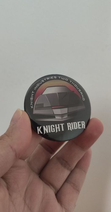 Knight Rider - conjunto Carta de condução em metal e pins