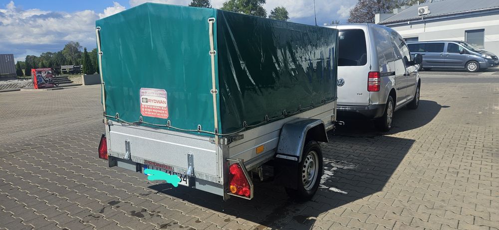 Przyczepka Samochodowa RYDWAN Resor Profil Zamknęty  Przyczepa BDB