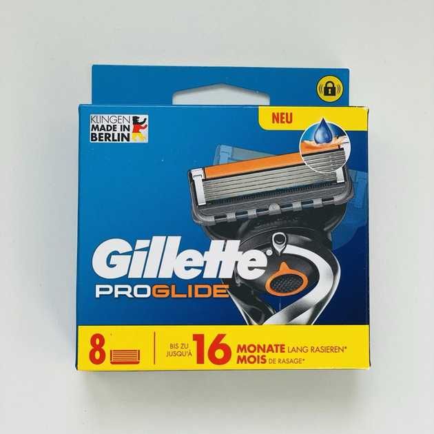 Gillette ProGlide power 8 шт змінні леза (картриджі) для гоління