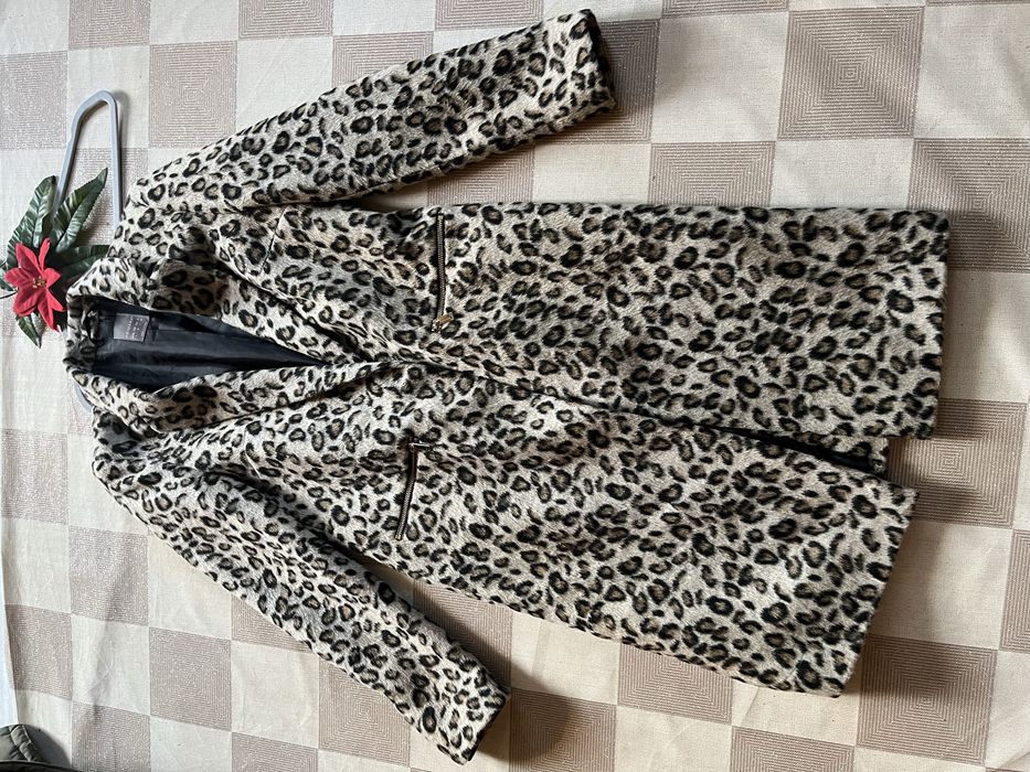 Primark plaszczyk panterka wiosenny S luksusowy